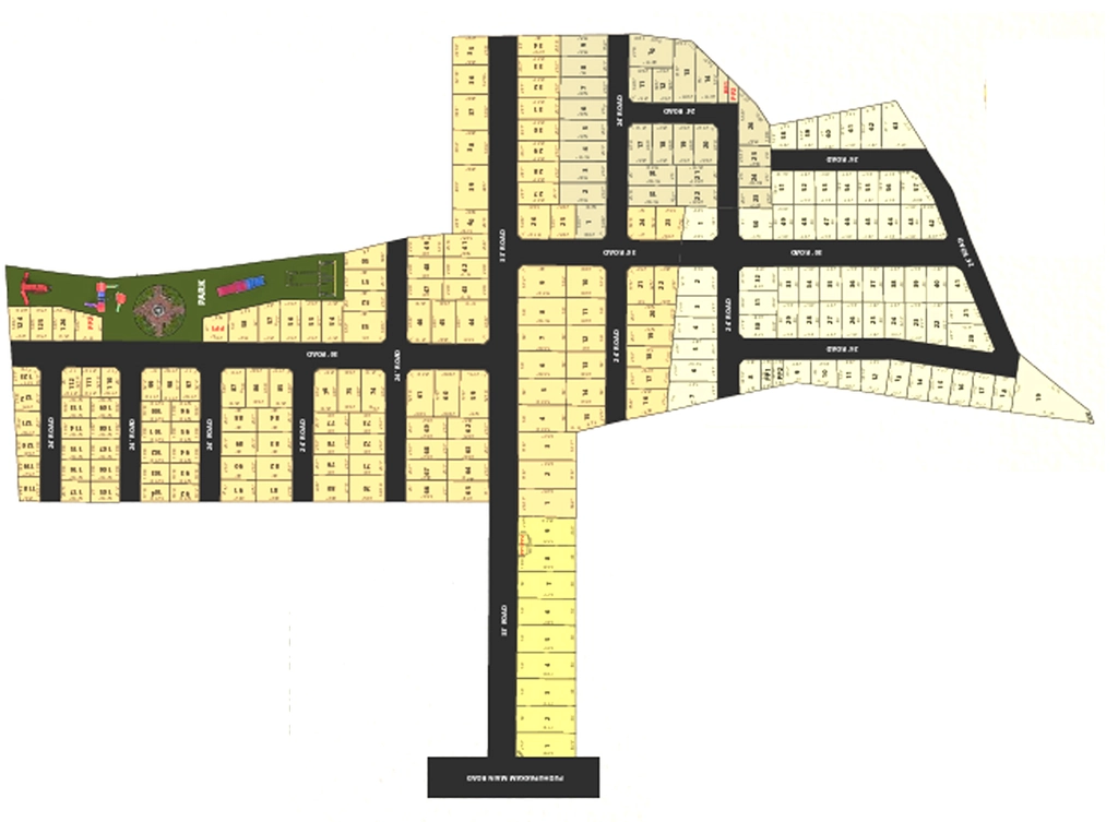 Master Plan of Staar Serasa Singhvi Garden Phase 1 in Pudupakkam, Chennai - Image 324887