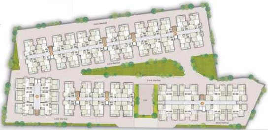 Master Plan of Western Courtyard in Kolar Road, Bhopal - Image 324560