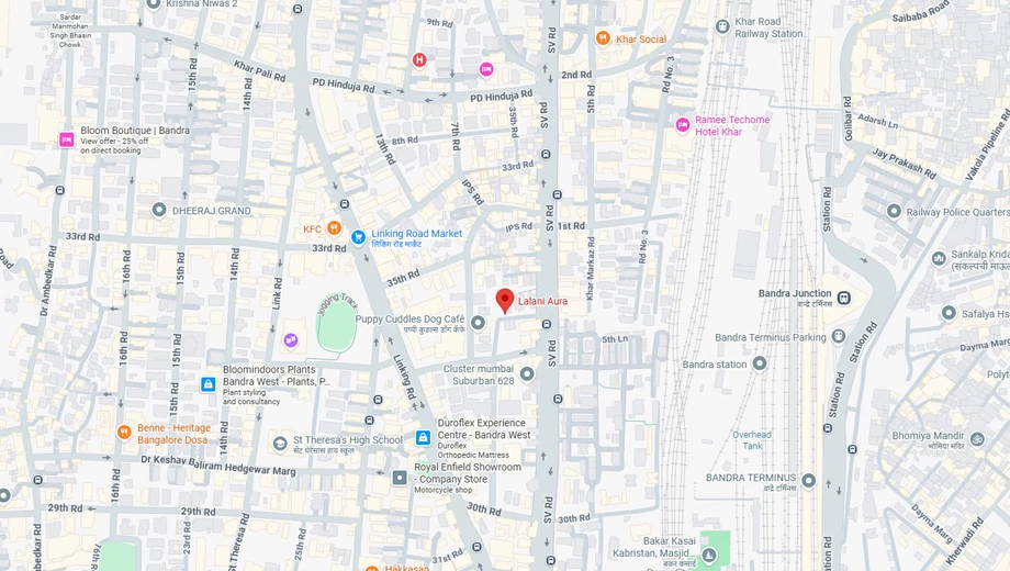 Location of Lalani Aura in Khar West, Mumbai - Image 324580