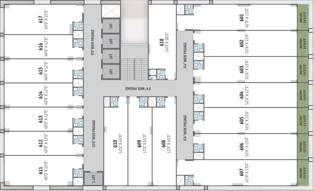 Floor Plan of Swastik Corporate Park in Shilaj, Ahmedabad - Image 324612