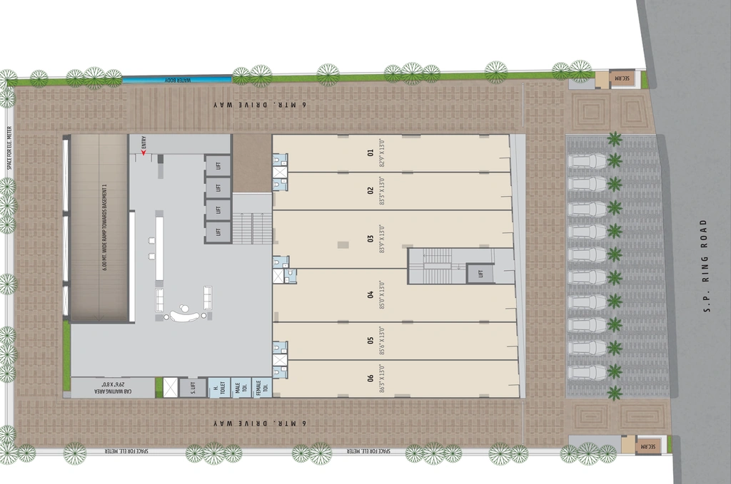 Master Plan of Swastik Corporate Park in Shilaj, Ahmedabad - Image 324608