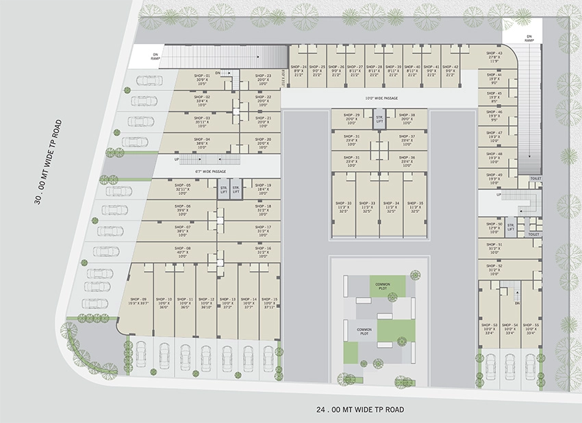 Master Plan of Raghuvir The Nikol Trade Center in Nikol, Ahmedabad - Image 324653