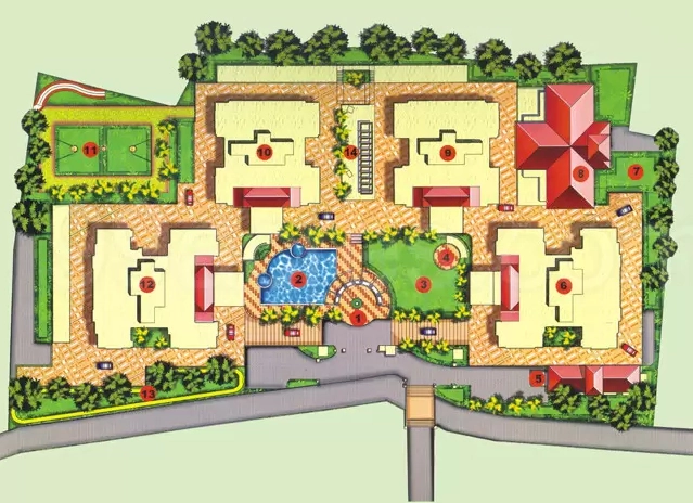 Master Plan of Skyline Imperial Garden in Kathrikadavu, Kochi - Image 324647