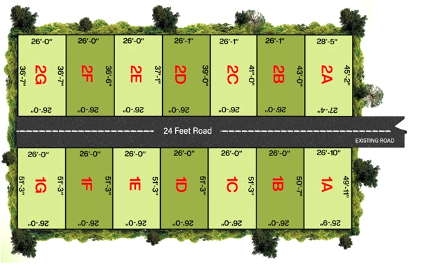 Master Plan of Sathiyam Royal Castle Phase 1 in Padur, Chennai - Image 325035