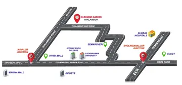 Location of Sathiyam Blooming Garden - Image 324998