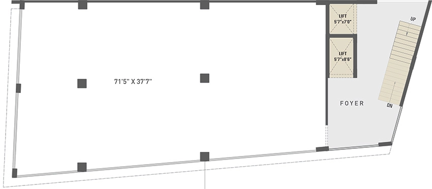 Floor Plan of Aatrey Rudra Business Hub in Maninagar, Ahmedabad - Image 325114
