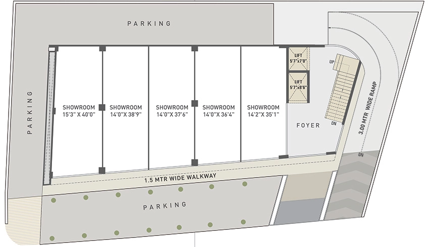 Master Plan of Aatrey Rudra Business Hub in Maninagar, Ahmedabad - Image 325113