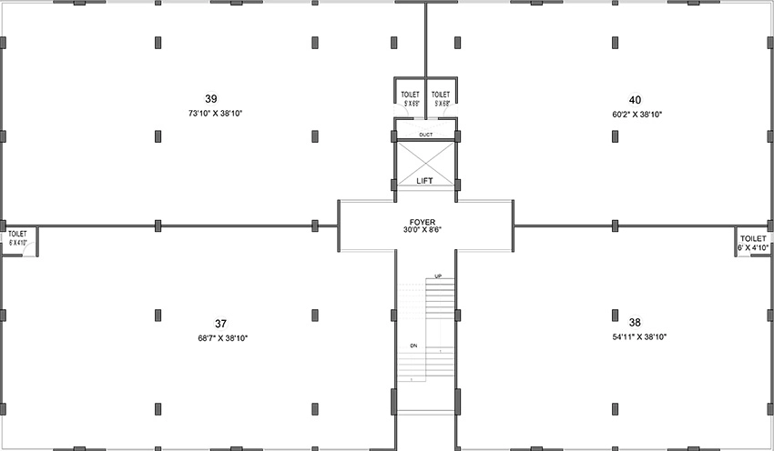 Floor Plan of Agrasen Red Flag Apparel Park in Narol, Ahmedabad - Image 325132