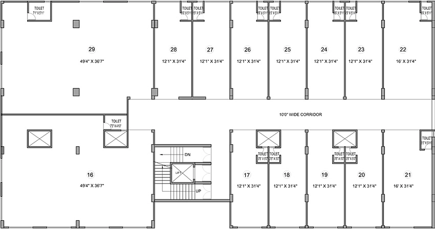 Floor Plan of Agrasen Red Flag Apparel Park in Narol, Ahmedabad - Image 325135
