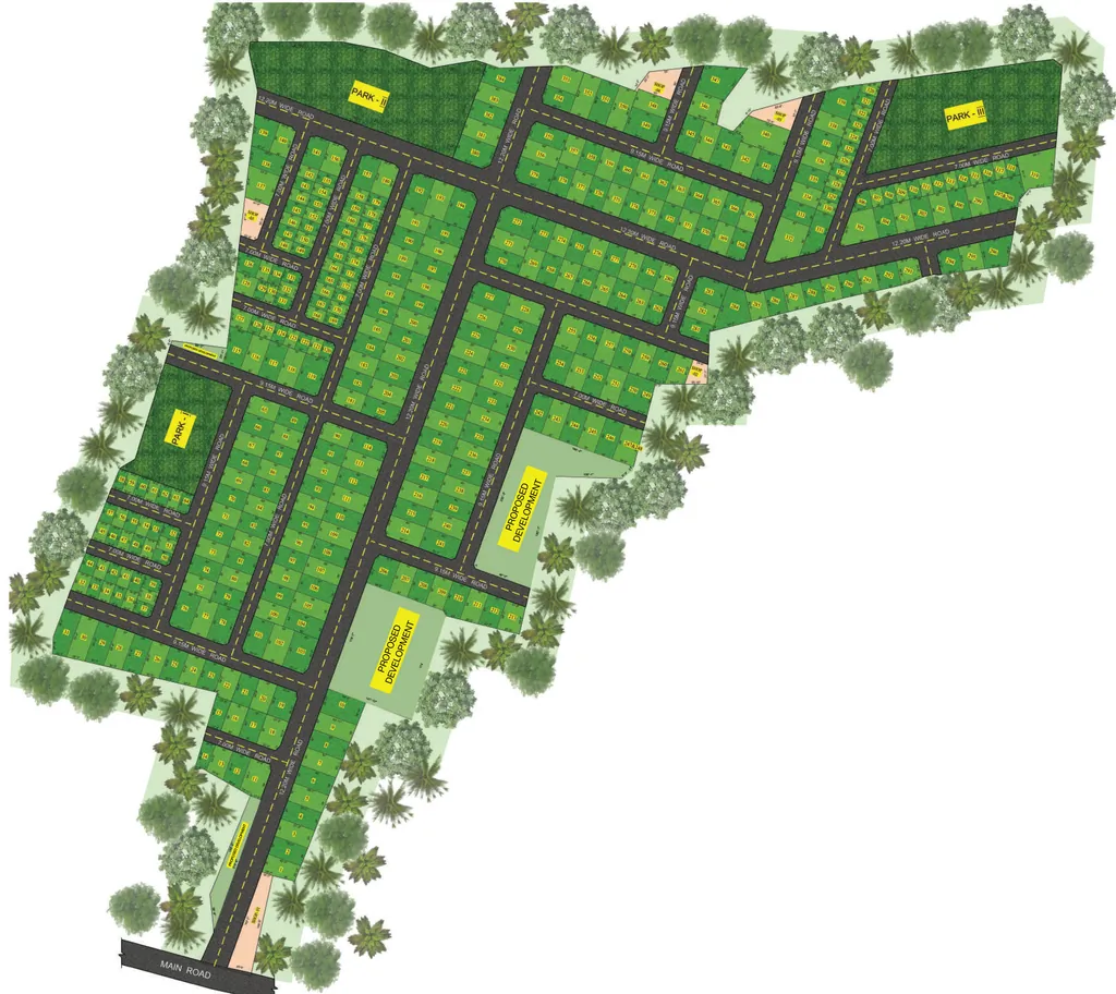 Master Plan of Casagrand Westend in Poonamallee, Chennai - Image 325324