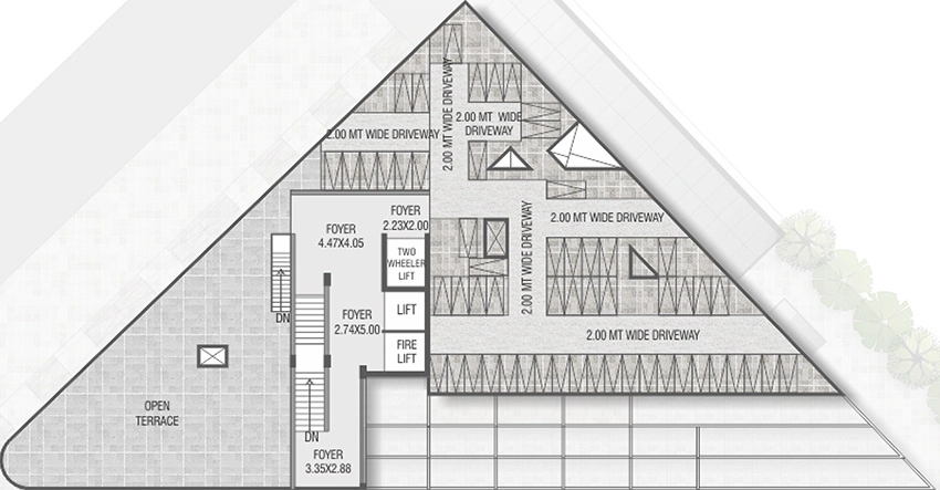 Floor Plan of CN Sindur Spectrum in SP Ring Road West, Ahmedabad - Image 325150