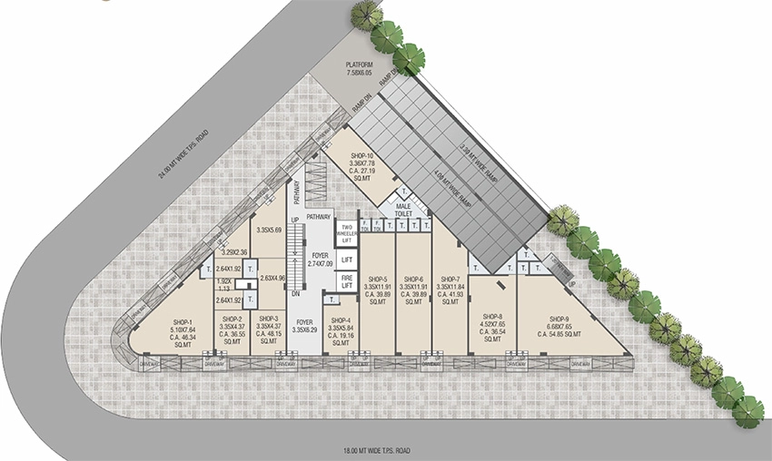 Master Plan of CN Sindur Spectrum in SP Ring Road West, Ahmedabad - Image 325146