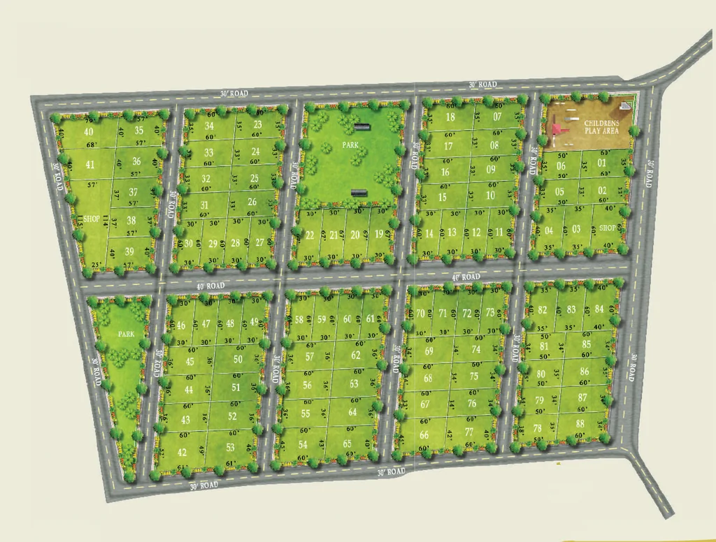 Master Plan of Casagrand Elwoods in Maraimalai Nagar, Chennai - Image 325308