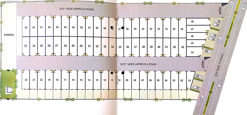 Master Plan of Laxmi Darshan Industrial Park in Odhav, Ahmedabad - Image 325160