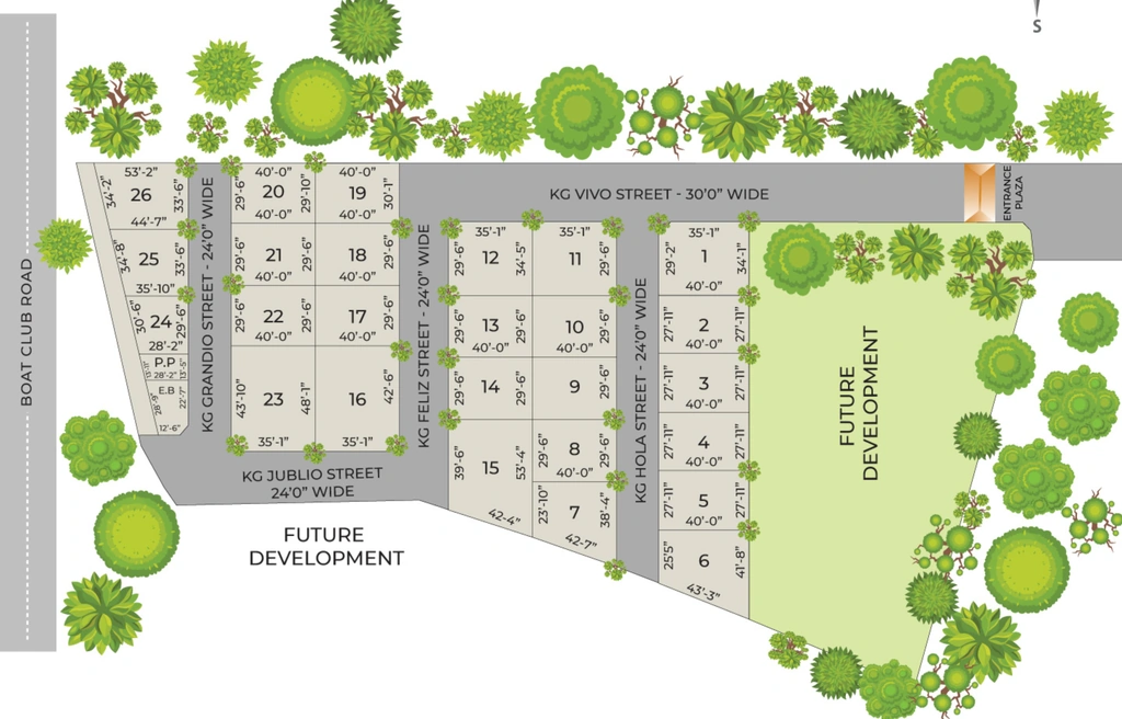 Master Plan of KG Alcazaba in East Coast Road, Chennai - Image 325286