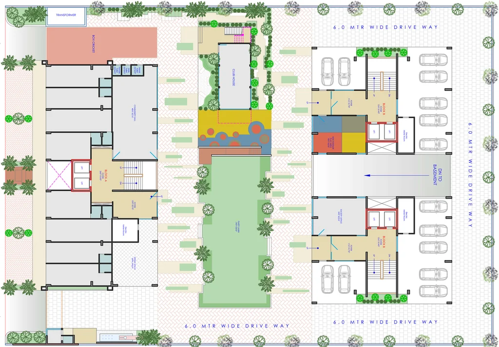 Master Plan of Amogha Kreeva in Vavol, Gandhinagar - Image 325251