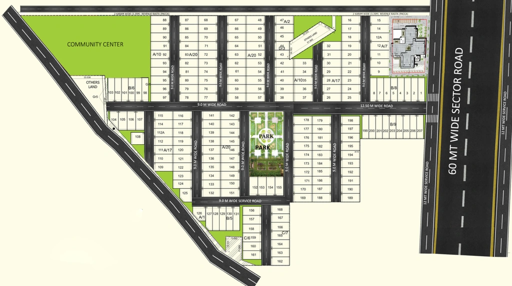 Master Plan of Nitara One Good Earth - Land in Sector 71, Gurgaon - Image 325552