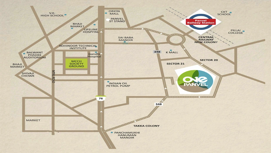 Location of Mazagaon Mandar CHSL in Panvel, Navi Mumbai - Image 325868