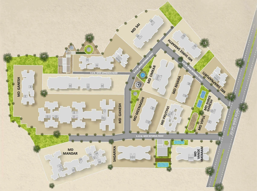 Master Plan of Mazagaon Mandar CHSL in Panvel, Navi Mumbai - Image 325870
