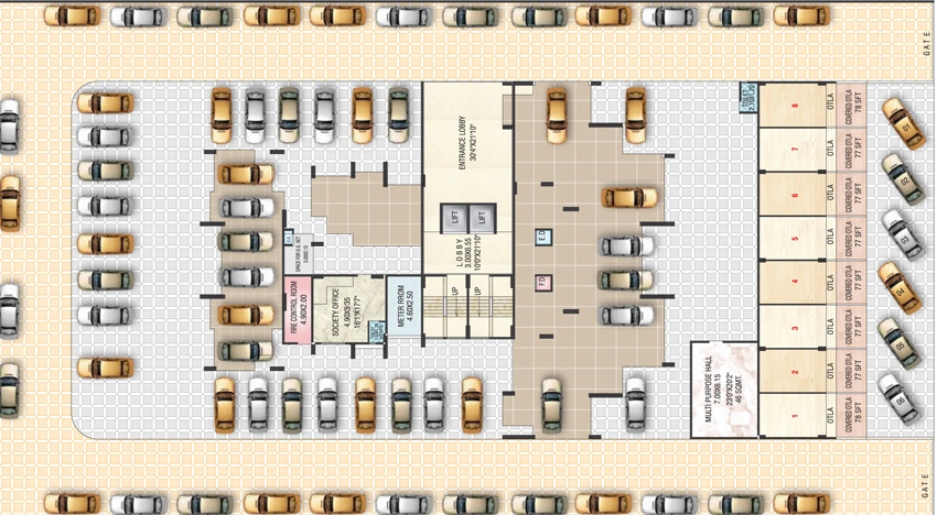 Master Plan of Rio Heights in Taloja, Navi Mumbai - Image 325881