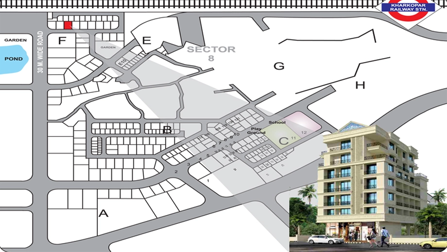 Location of Shreeji Kuber Homes in Ulwe, Navi Mumbai - Image 325893