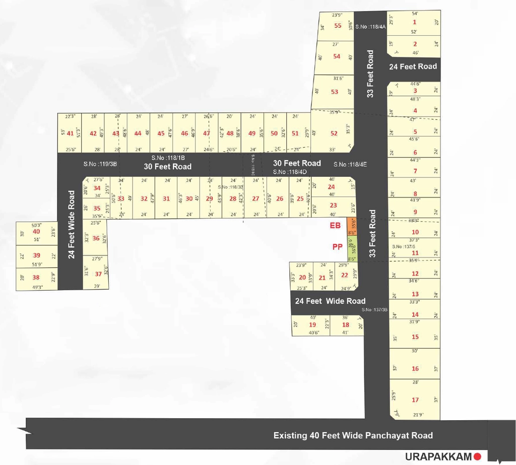 Master Plan of Premier Pothigai Garden in Urapakkam, Chennai - Image 325958