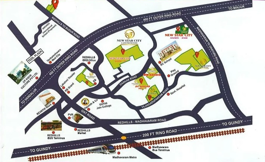 Location of Premier MM Garden in Vadaperumbakkam, Chennai - Image 325967