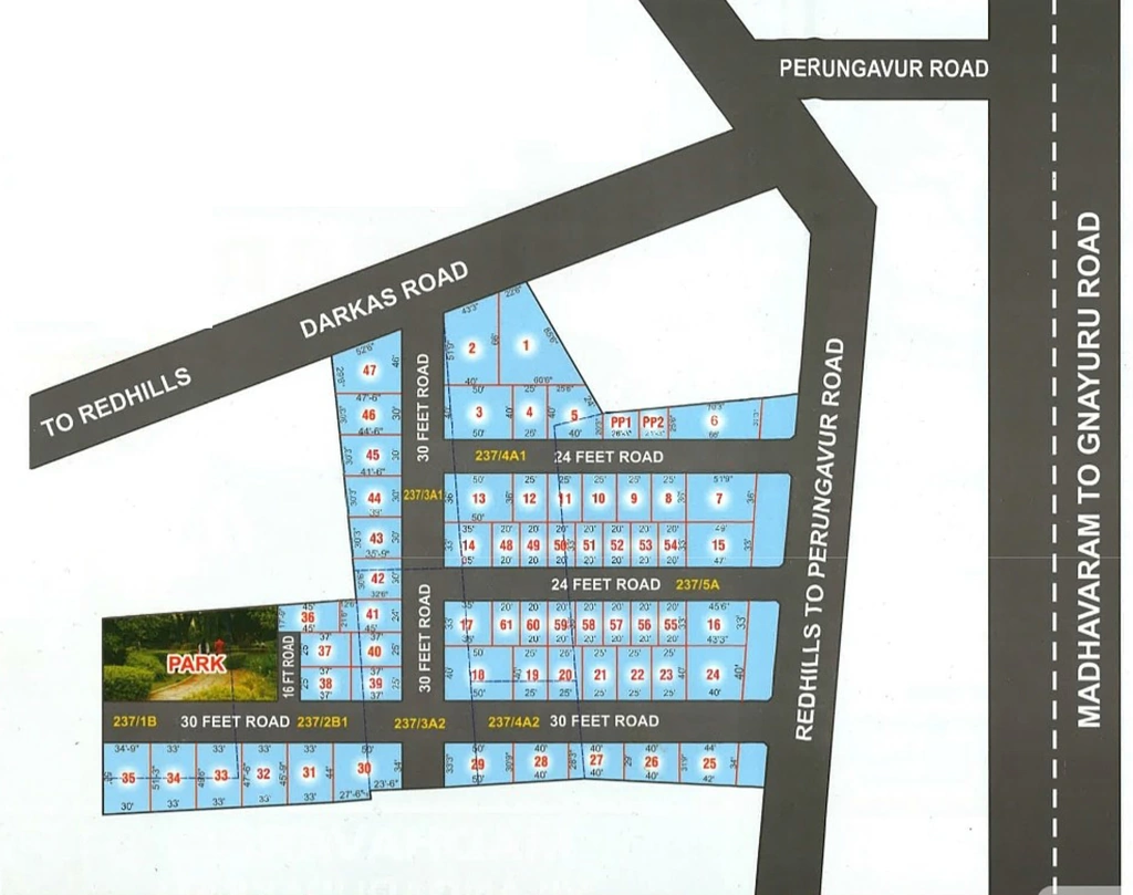 Master Plan of Premier MM Garden in Vadaperumbakkam, Chennai - Image 325968