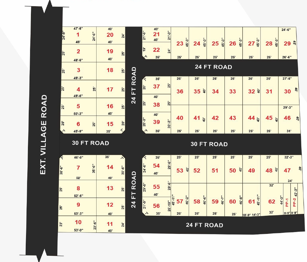 Master Plan of Premier Malliga Shanthi Colony in Red Hills, Chennai - Image 325974