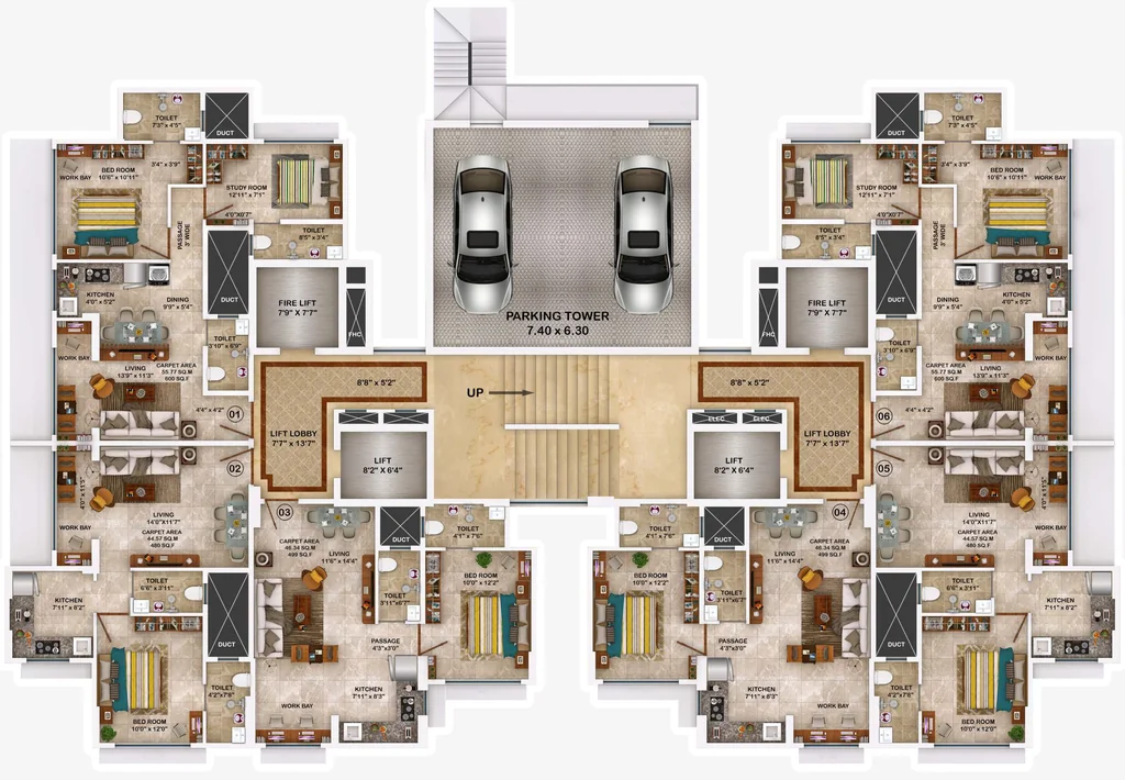 Floor Plan of Earth Anand in Mandvi, Mumbai - Image 326080