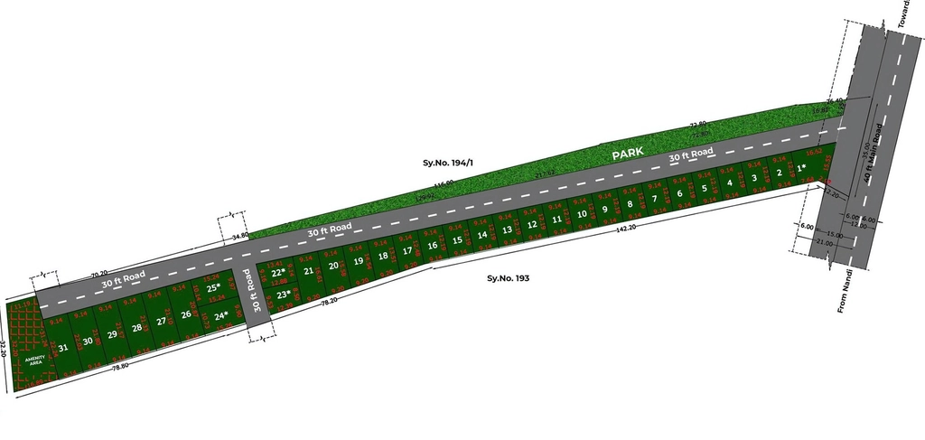 Master Plan of Hi Living Isha View in Nandi Hills, Bangalore - Image 326117