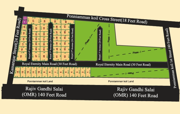 Master Plan of RLD Royal Eternity Phase 2 in Sholinganallur, Chennai - Image 326233