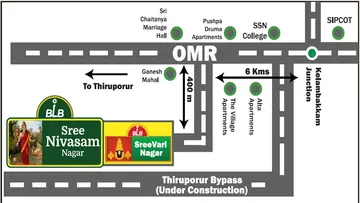 Location of BLB Sree Nivasam Nagar - Image 326470