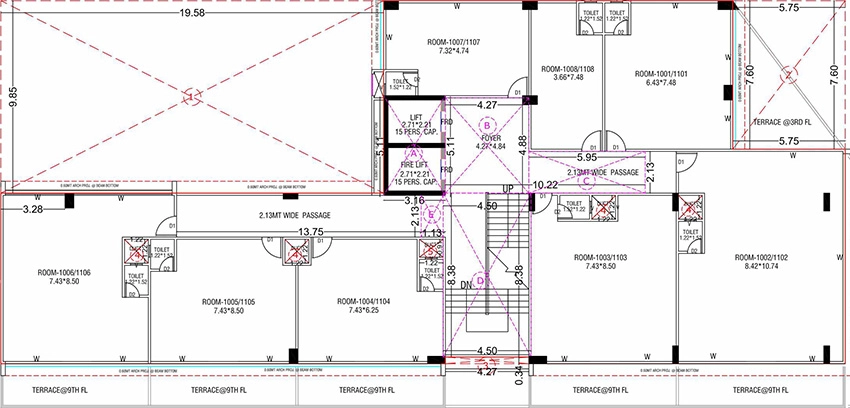 Floor Plan of Akshar Shivansh Skyline in Sargasan, Gandhinagar - Image 326499