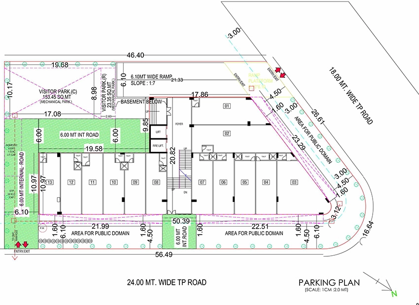 Master Plan of Akshar Shivansh Skyline in Sargasan, Gandhinagar - Image 326495