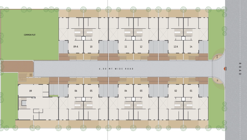 Master Plan of Aarvee The Castle in Gota, Ahmedabad - Image 326929