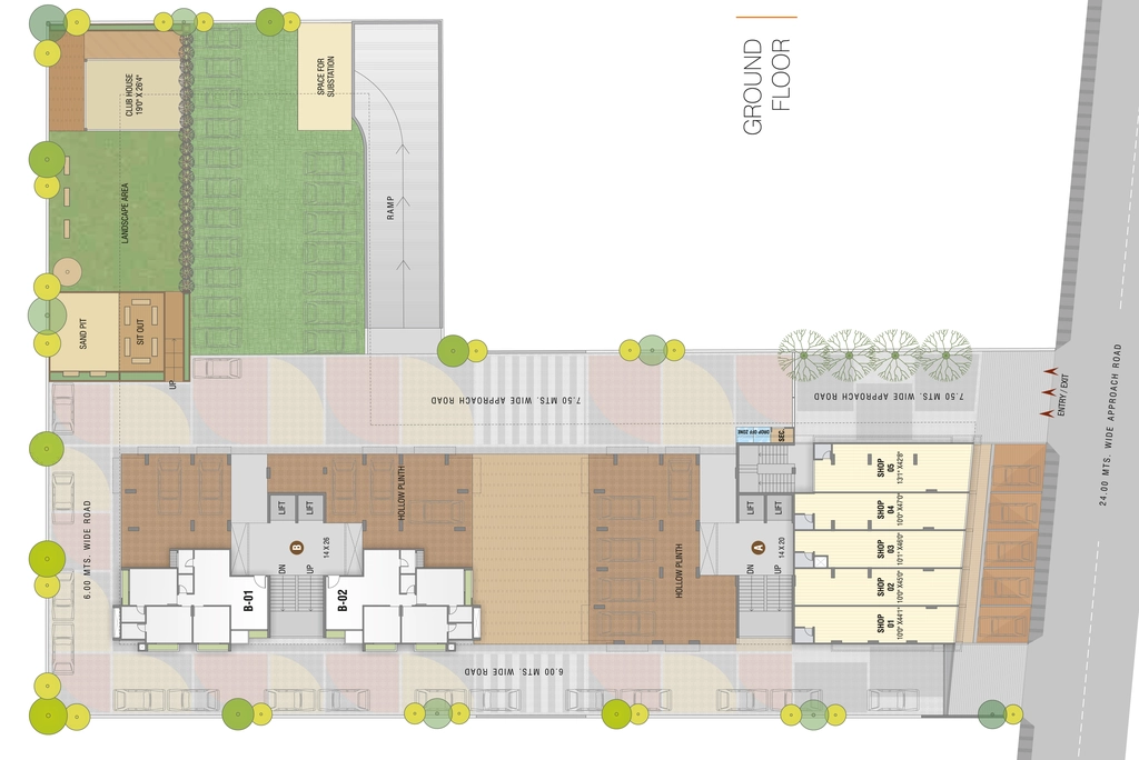 Master Plan of Commercial Ansh Aarambh in Ghuma, Ahmedabad - Image 326949