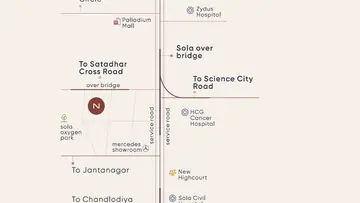 Location of Commercial Balaji Nityam Luxuria - Image 327002