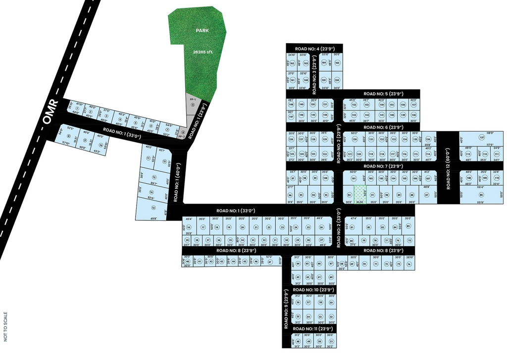 Master Plan of Adityaram Happinest in Thiruporur, Chennai - Image 327401