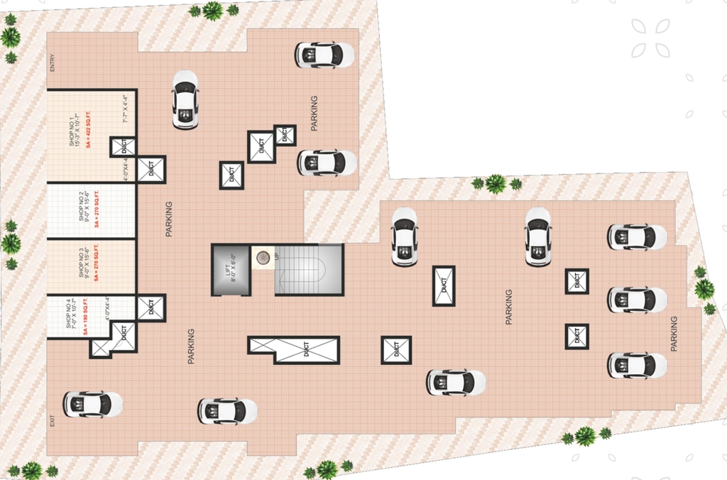 Master Plan of AB Omkar Residency in Panvel, Navi Mumbai - Image 327216