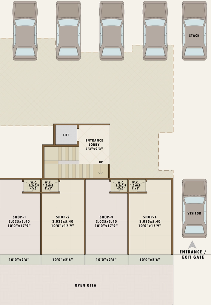 Master Plan of Vibrant Shree Residency in Karanjade, Navi Mumbai - Image 327390