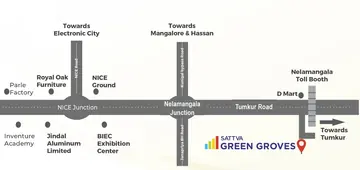 Location of Sattva Green Groves - Image 327794