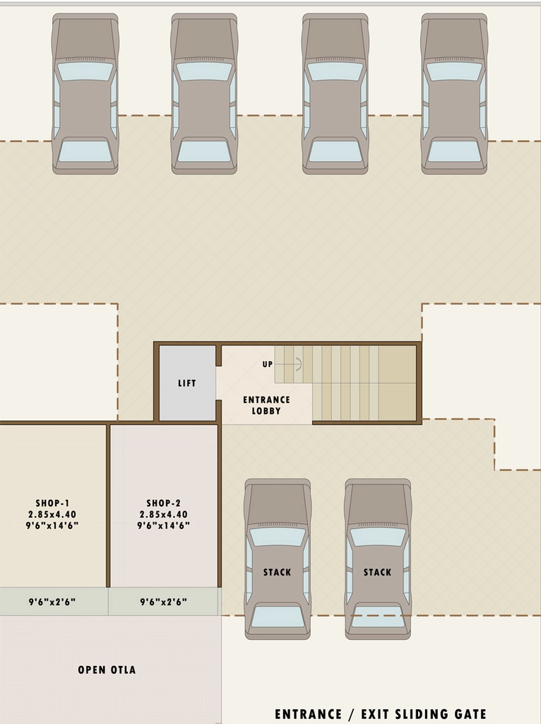 Master Plan of Lakshadeep Jupiter in Karanjade, Navi Mumbai - Image 327563