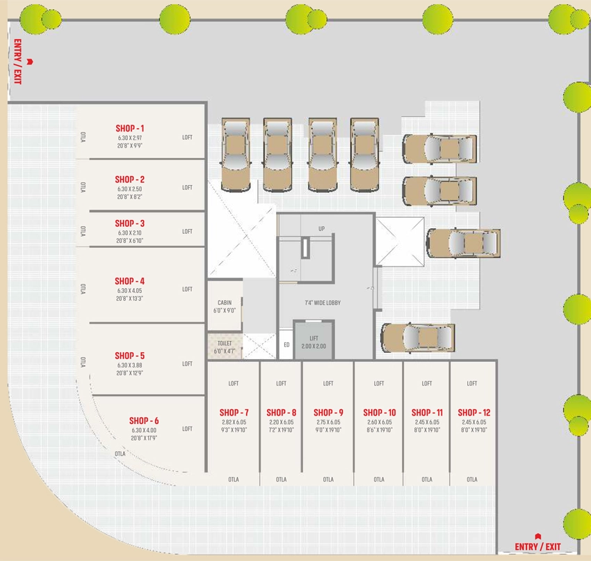 Master Plan of Shubh Dream Corner in Karanjade, Navi Mumbai - Image 327724