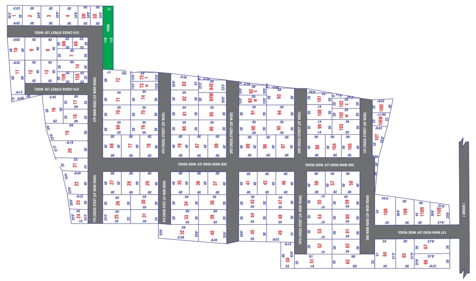 Master Plan of SPD RC Modern City in Pooneri, Chennai - Image 327890