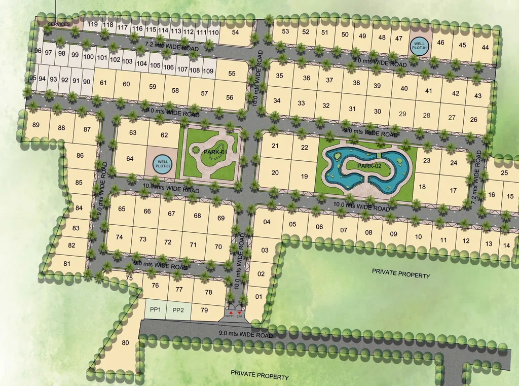 Master Plan of Sobha Blossom in Tambaram, Chennai - Image 328577