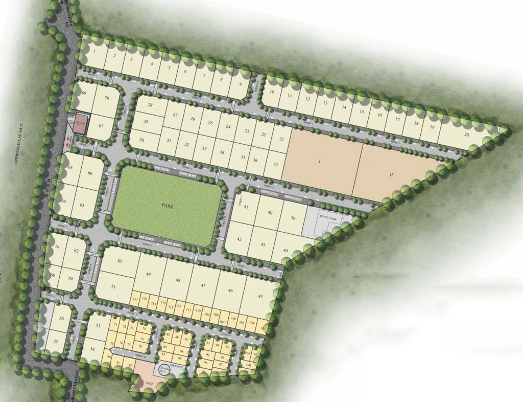 Master Plan of Sobha Evergreens in Kundrathur, Chennai - Image 328029