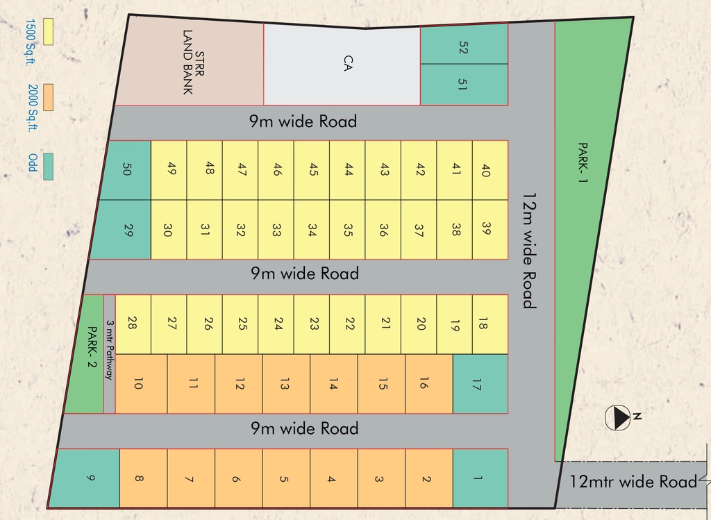 Master Plan of Sobha Chartered Windsong Phase 2 in Devanahalli, Bangalore - Image 328571