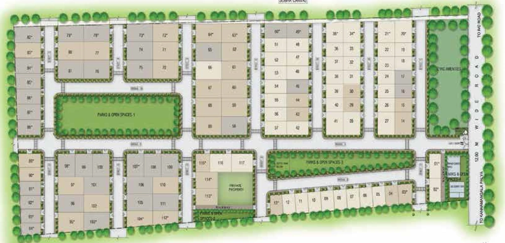 Master Plan of Sobha Landscape in Devanahalli, Bangalore - Image 328561