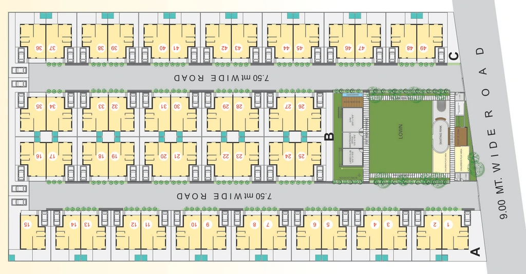 Master Plan of Shree Rang Pineapple in Chandkheda, Ahmedabad - Image 328094